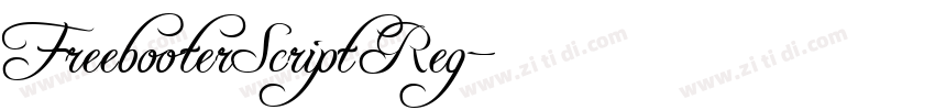 FreebooterScript Reg字体转换